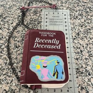 Beetlejuice Themed Crossbody Bag